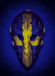 Sweden Vintage Goalie Mask